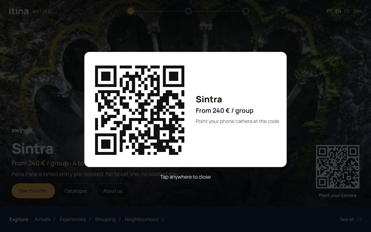 The QR code full size, ready for a phone camera